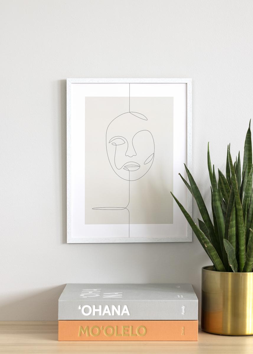 Galleri 1 Fotolijst Edsbyn Cold White 27x35 cm