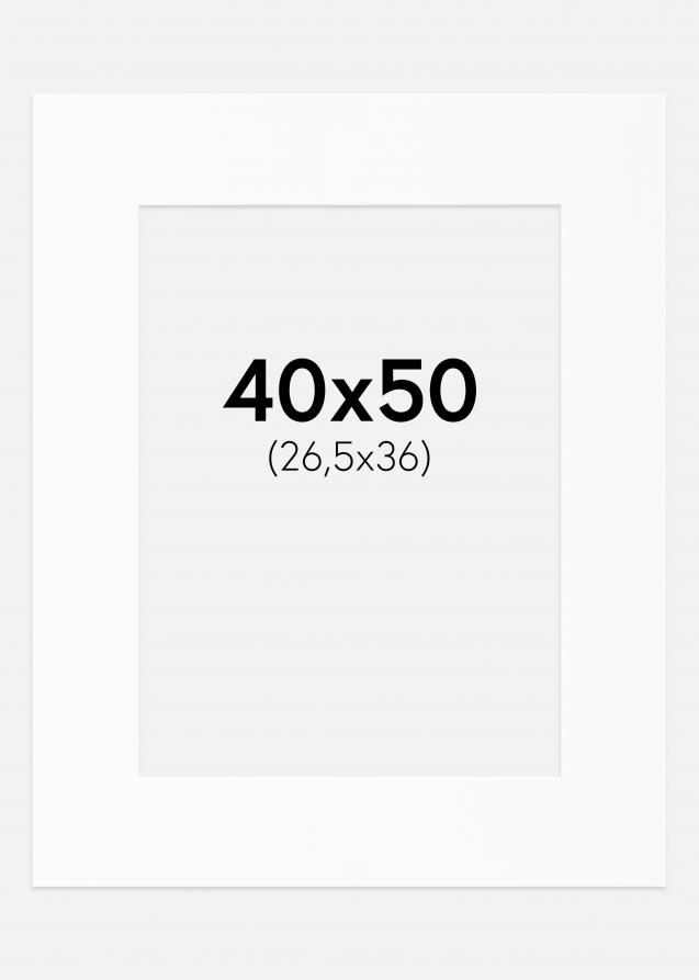 Artlink Passe-partout Wit Standard (Witte kern) 40x50 cm (26,5x36)
