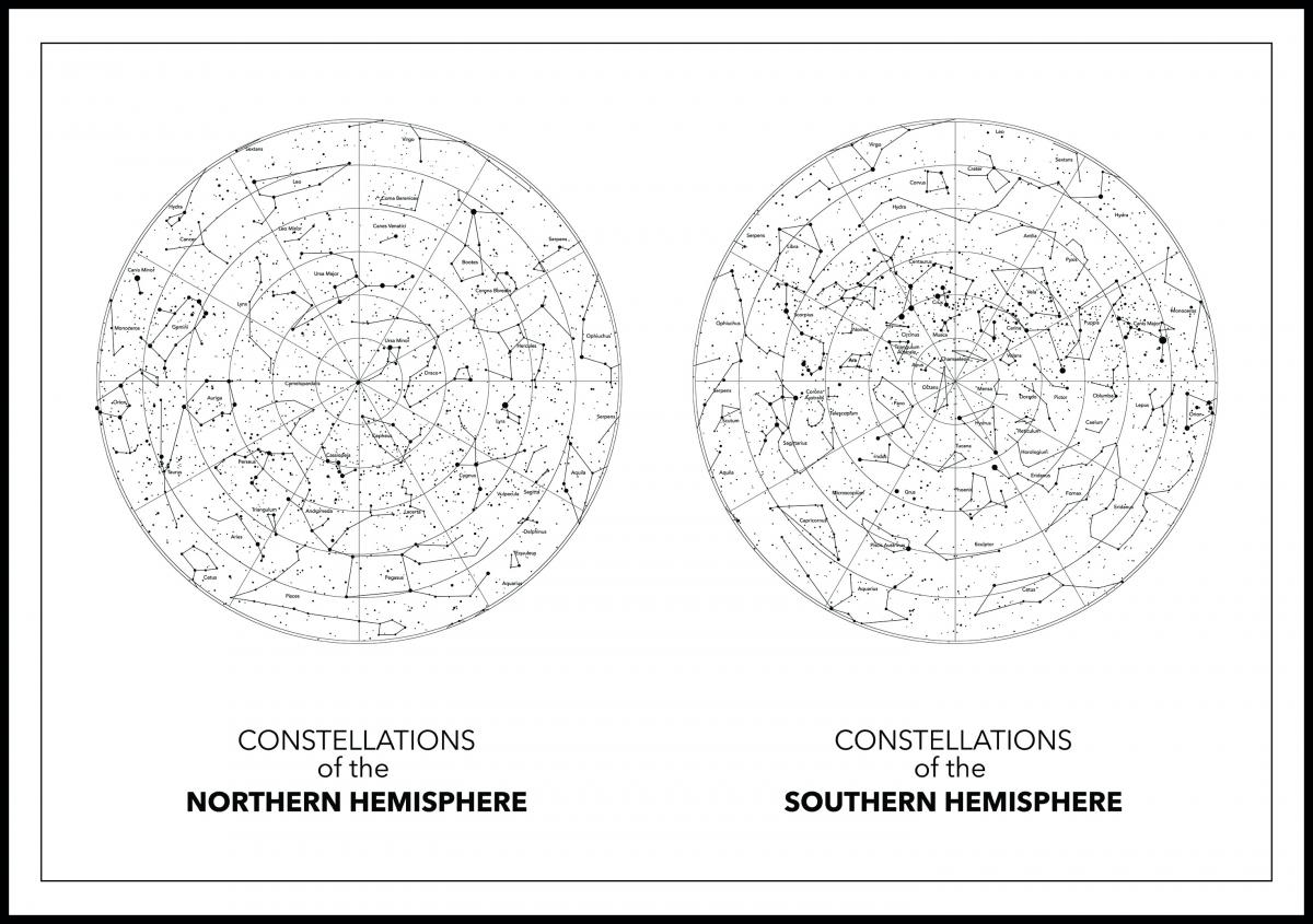 Bildverkstad Hemispheres Poster