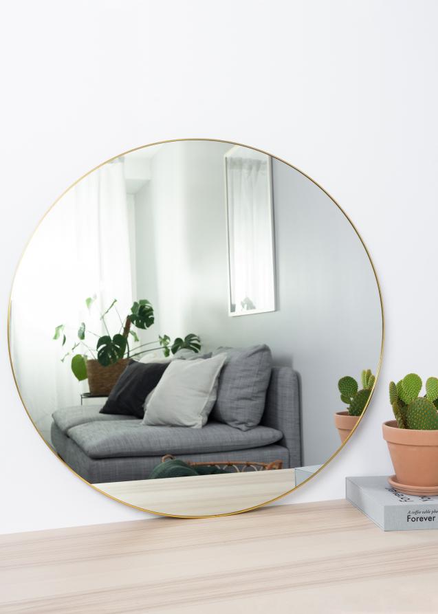 KAILA KAILA Round Mirror - Thin Brass 80 cm Ø