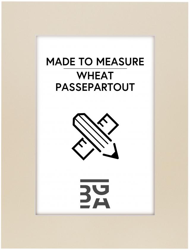 Egen tillverkning - Passepartouter Passe-partout Wheat - Op maat gemaakt