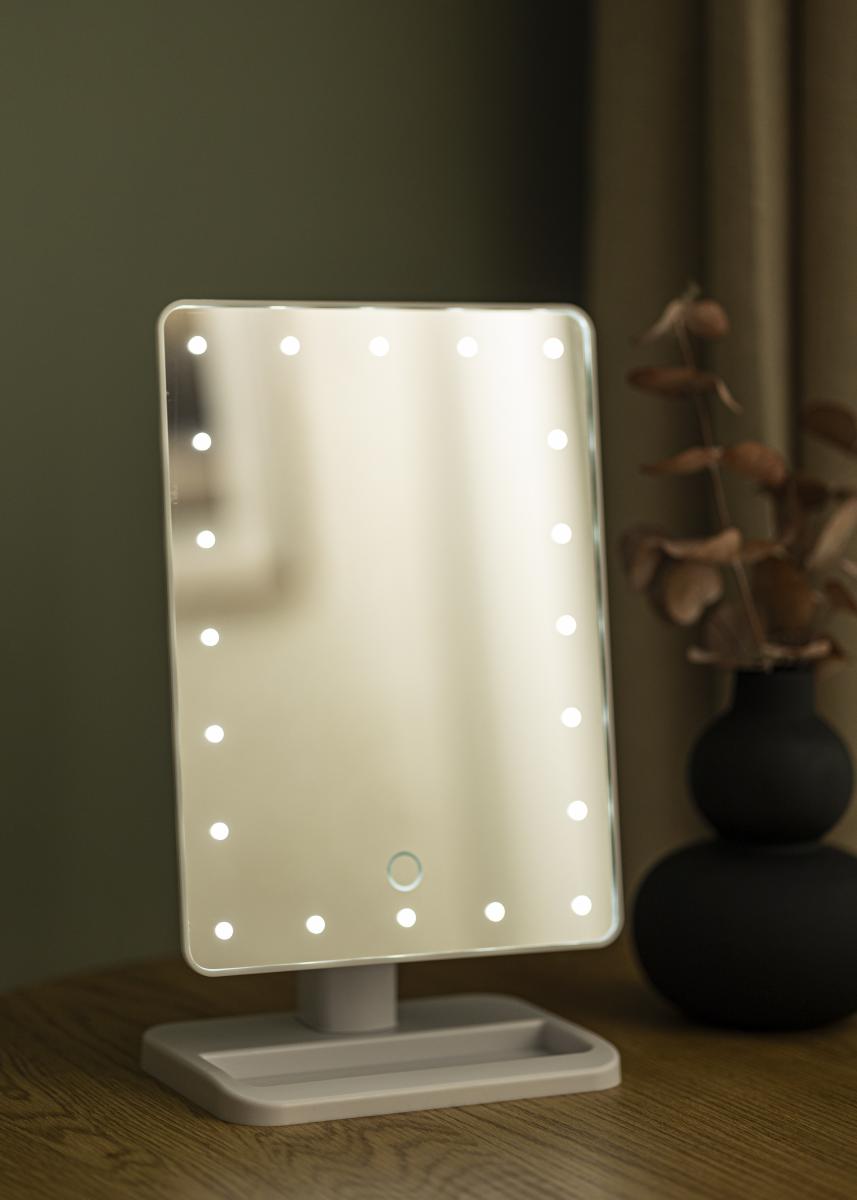 KAILA KAILA Make-up spiegel LED met Bluetooth Speaker Wit 18x30 cm