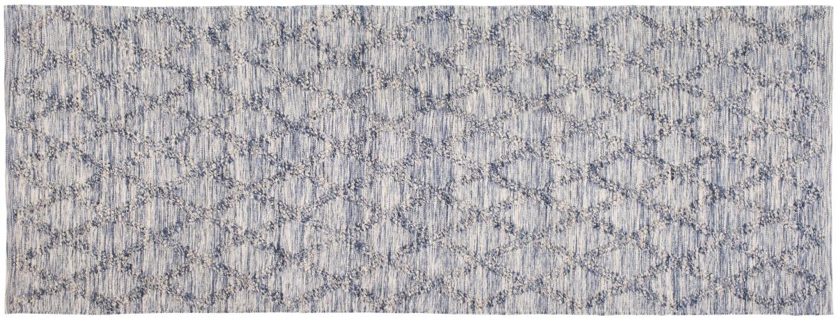 Dixie Vloerkleed Diamond - Blauw gemêleerd 80x220 cm