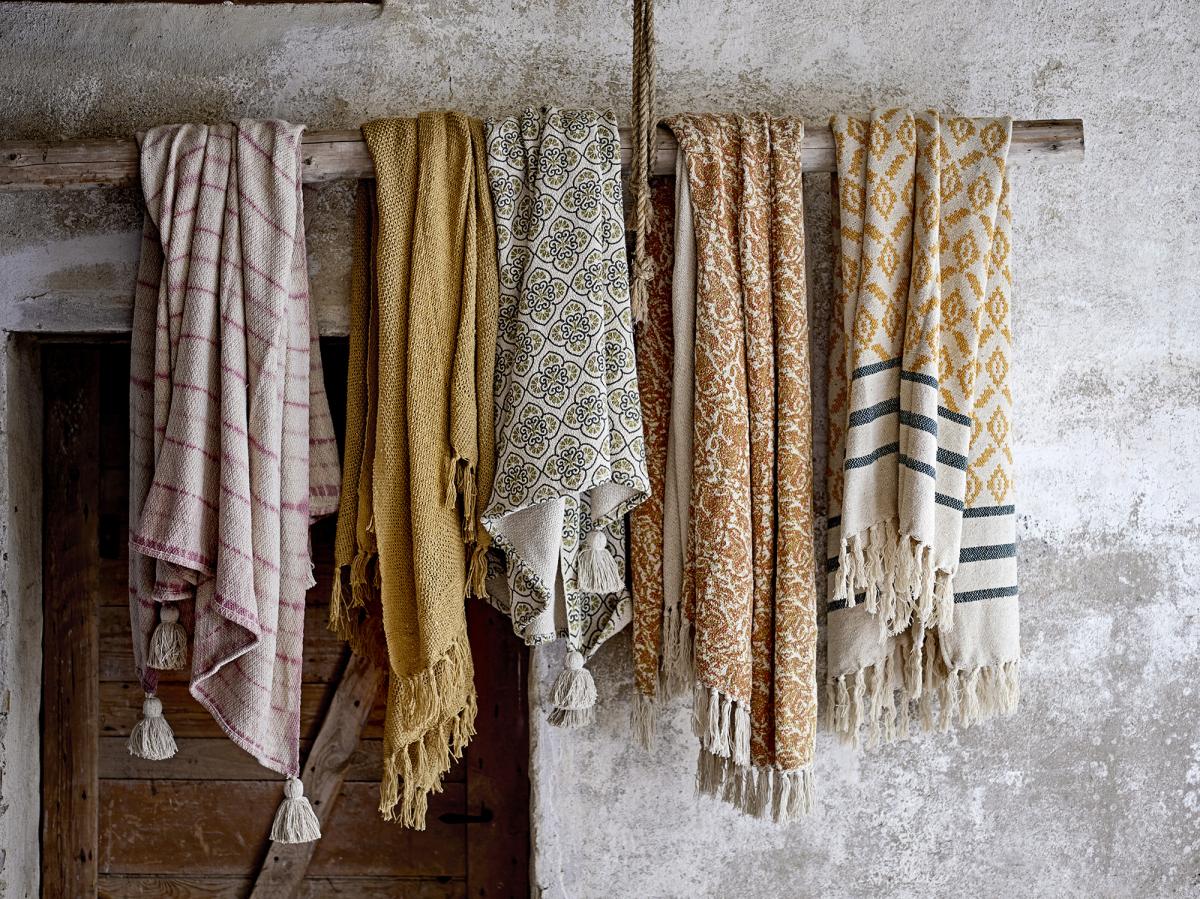 Bloomingville Plaid Cianna - Bruin 130x160 cm