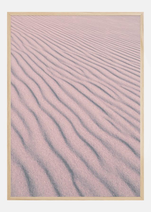 Bildverkstad Pink Sandy Waves Poster