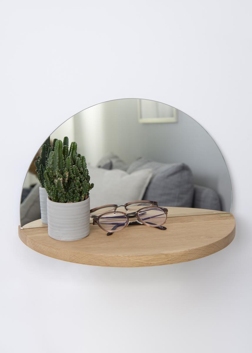 Hübsch Spiegel Half Circle Shelf 25x40 cm