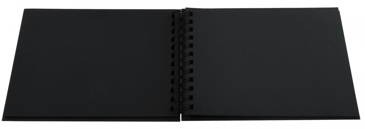 Walther Fun Spiraalalbum Rood - 23x17 cm (40 Zwarte zijden / 20 bladen)