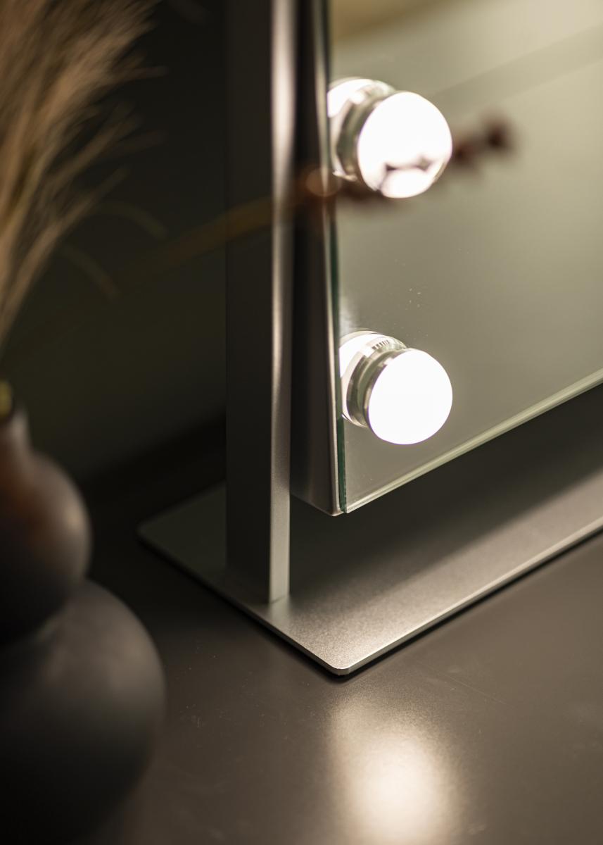 KAILA KAILA Make-up spiegel Soft Corner LED Zilver 60x52 cm