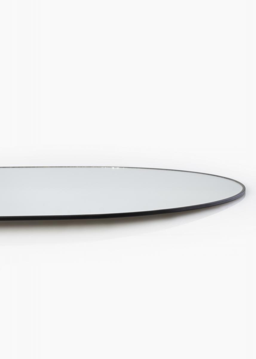KAILA KAILA Oval Mirror - Thin Black 35x80 cm