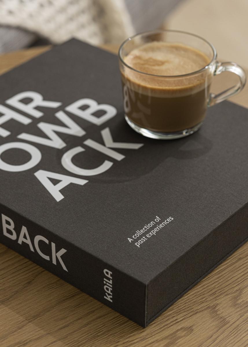 KAILA KAILA THROWBACK Black/White - Coffee Table Photo Album (60 Zwarte zijden)