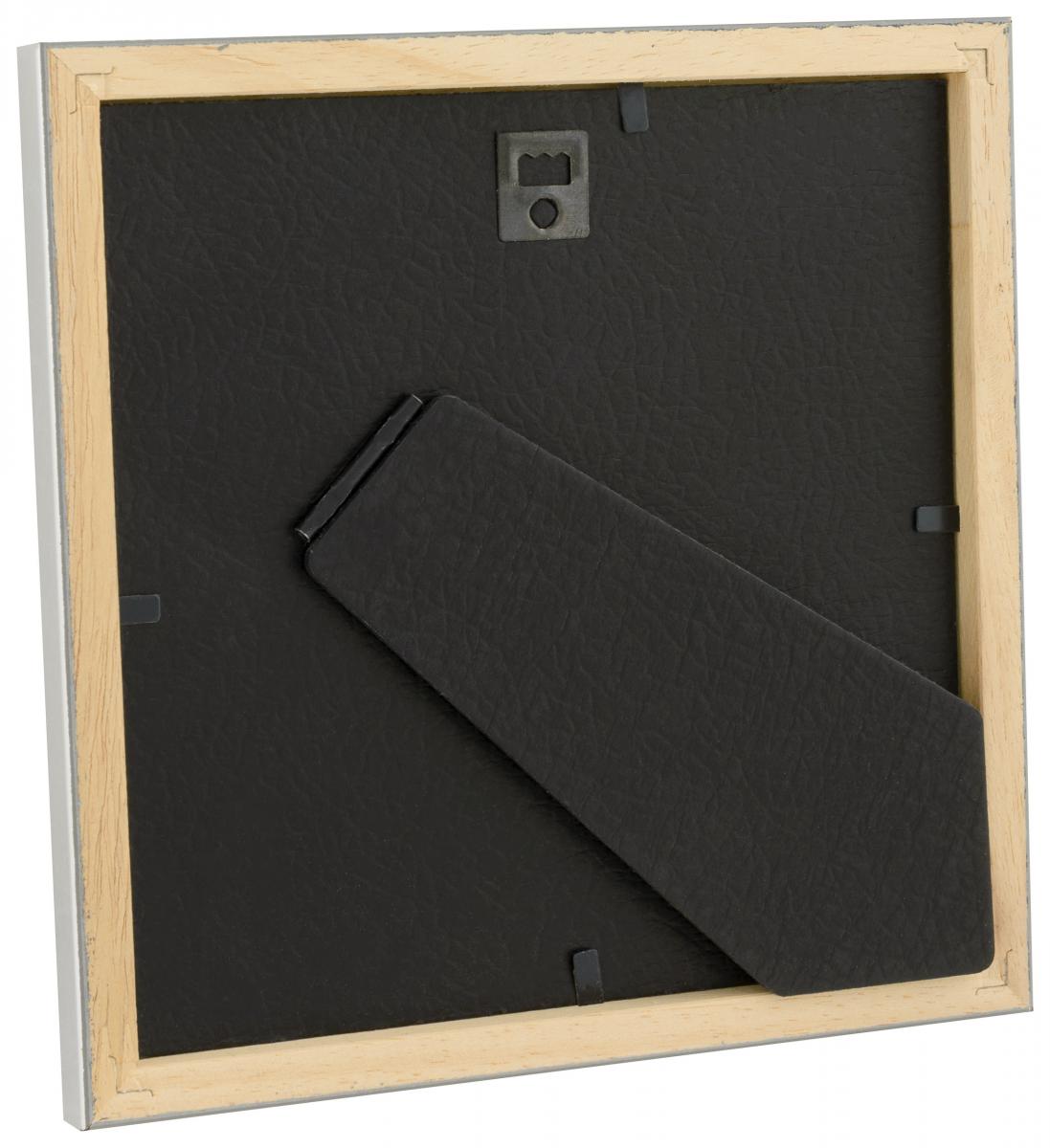 HHC Distribution Fotolijst Slim Mat Ontspiegeld Glas Zilver 15x15 cm