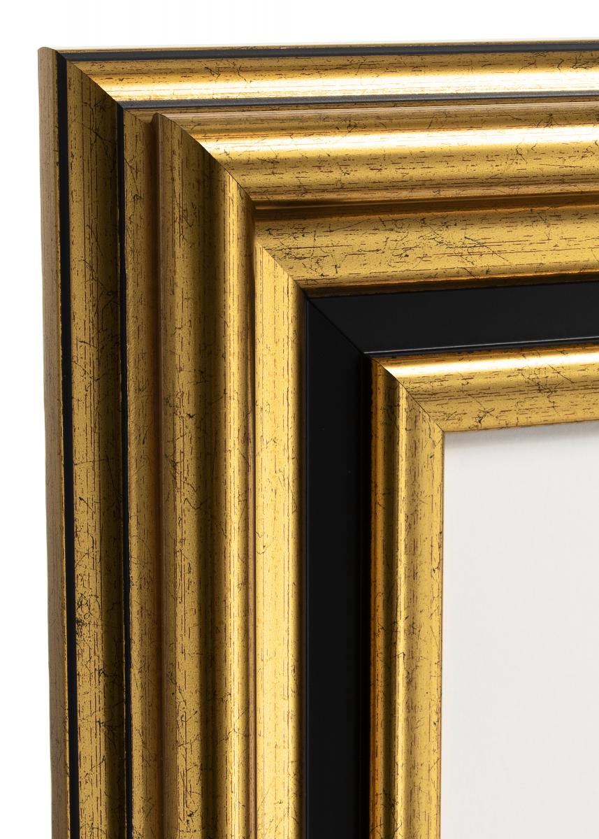 Ramverkstad 60x90 Ombud Spiegel Gysinge Goud - Eigen afmetingen
