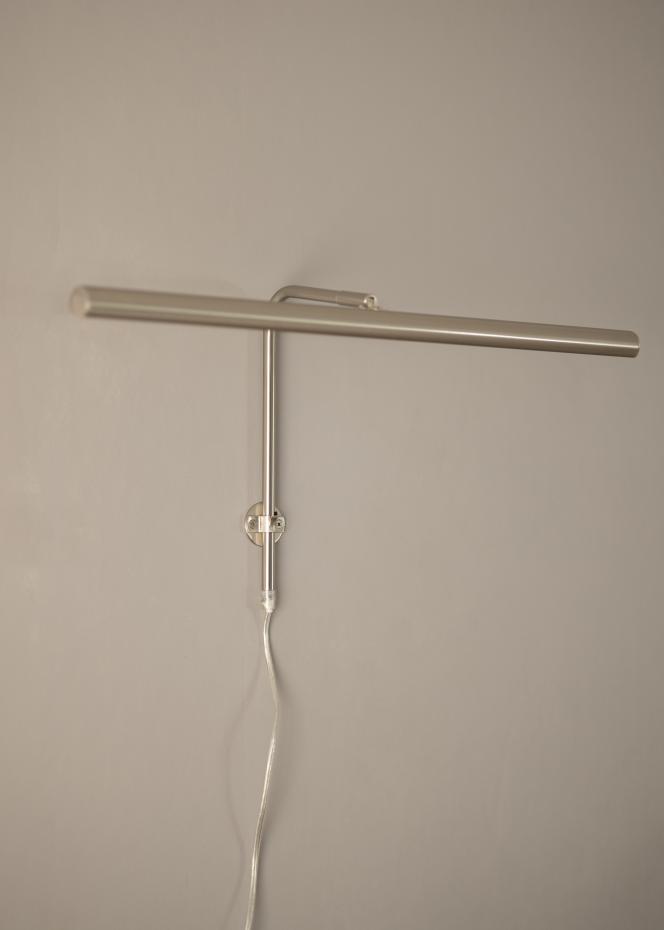 Texa Design Gallery LED 60 cm voor lijstbreedte +90 cm schilderijverlichting - Nikkel