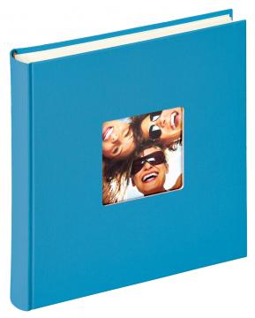Walther Fun Album Zeeblauw - 30x30 cm (100 Witte zijden / 50 bladen)