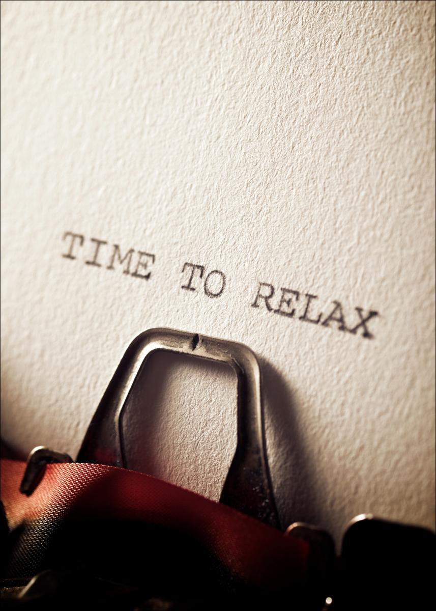 Lagervaror egen produktion Time to Relax Poster