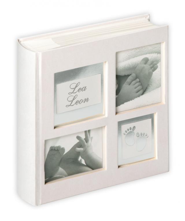 Walther Little Foot Album Grijs-wit - 200 Foto's van 10x15 cm