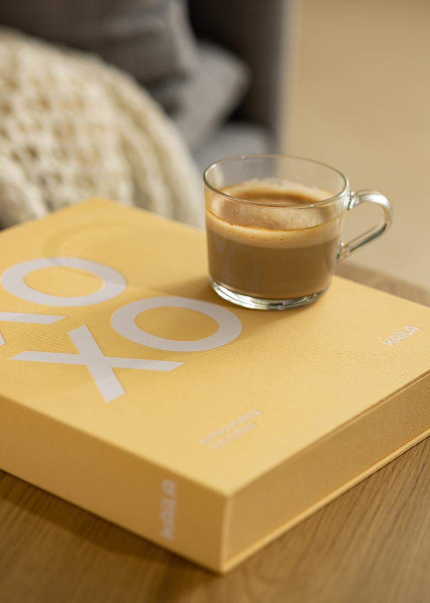 KAILA KAILA XOXO Yellow - Coffee Table Photo Album (60 Zwarte zijden)