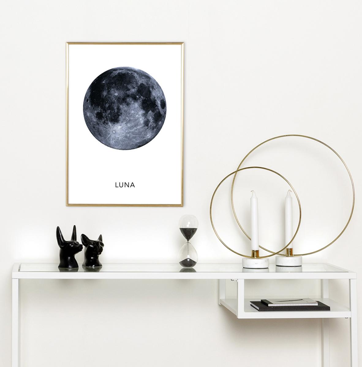Bildverkstad Luna Poster