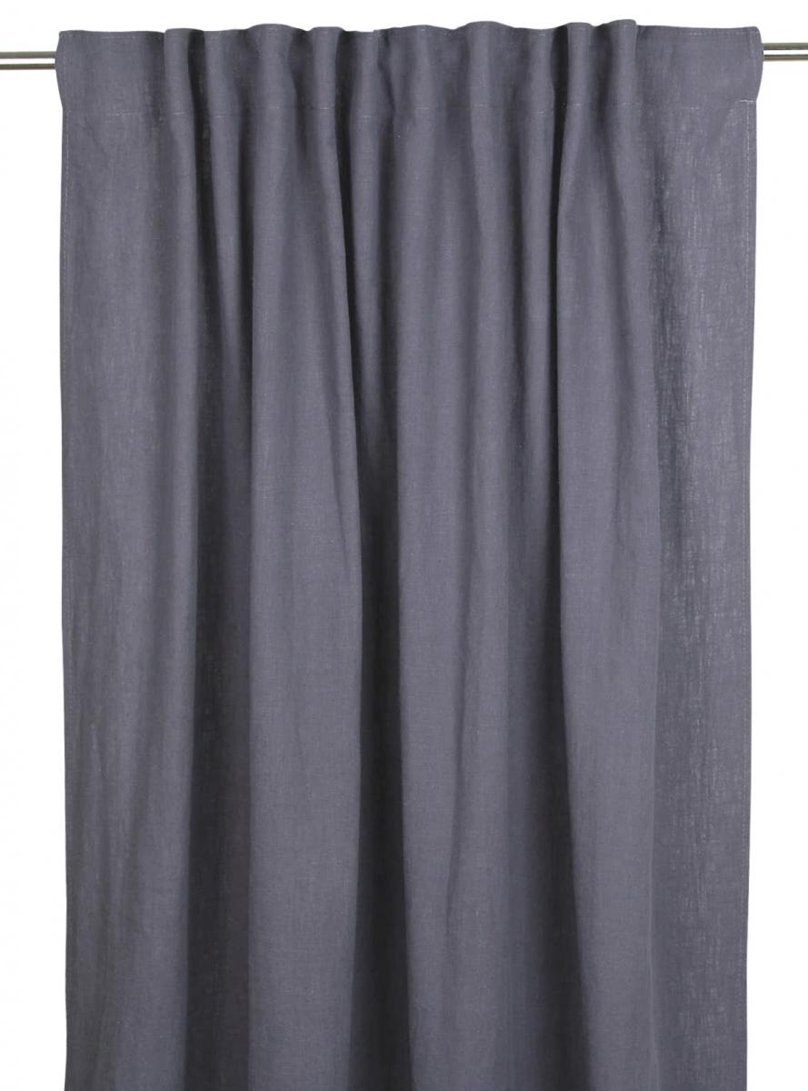 Fondaco Plooiband gordijnen Rami - Blauw set van 2