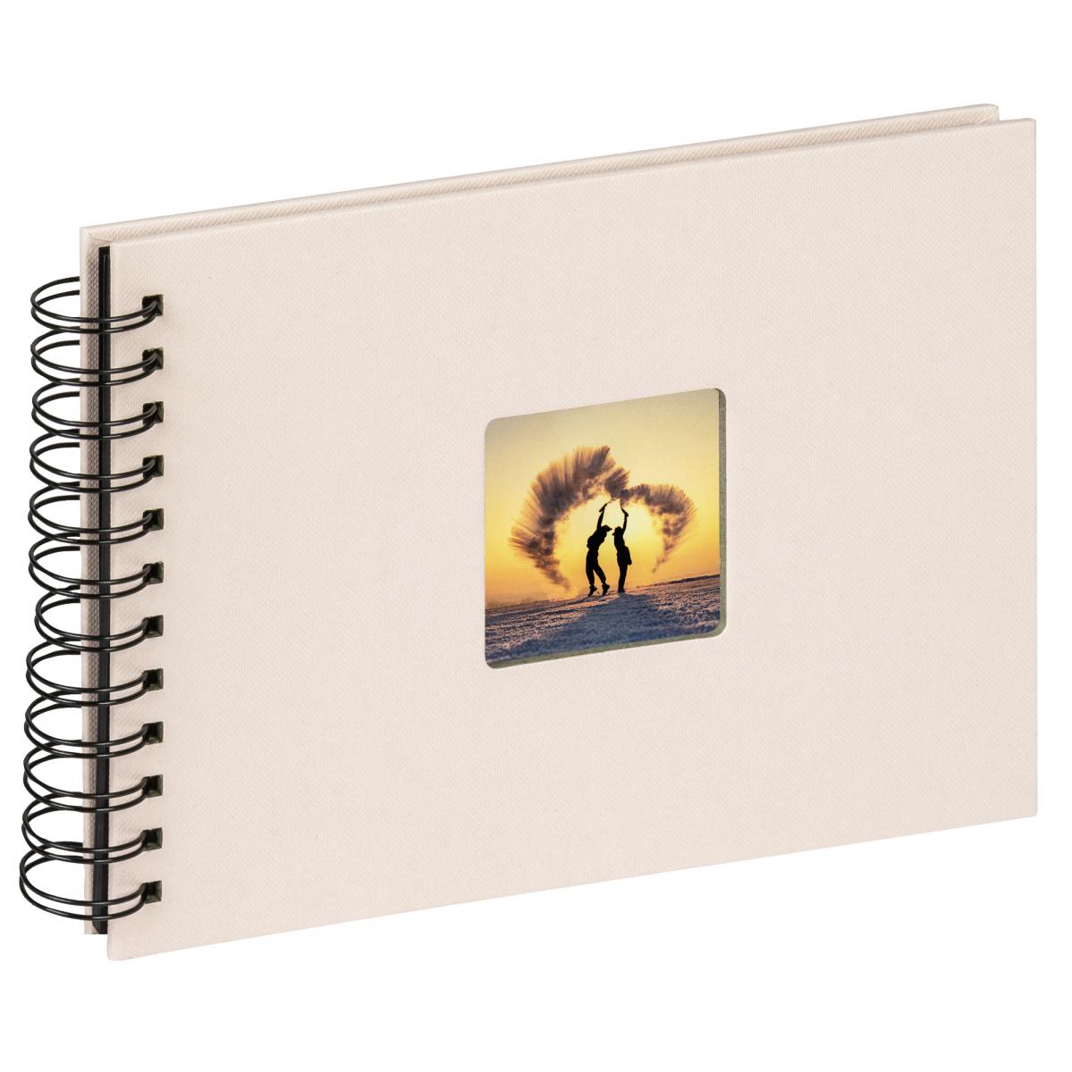 Walther Fun Trouwalbum Crme - 22x17 cm (40 Zwarte zijden/20 bladen)