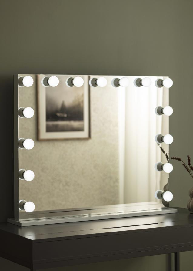 KAILA KAILA Make-up spiegel Hollywood Edge 15 E27 Wit 100x80 cm