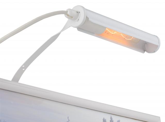 Eklunds metall Eklunds Art 1 voor lijstbreedte 17-40 cm schilderijverlichting - Wit