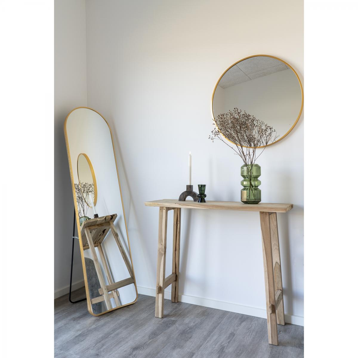House Nordic Spiegel Madrid Messing 40x150 cm