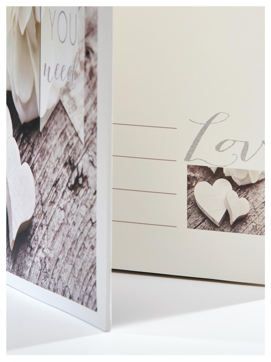Walther Love is all you need - Fotoalbum - 28x30,5 cm (50 Witte zijden / 25 bladen)