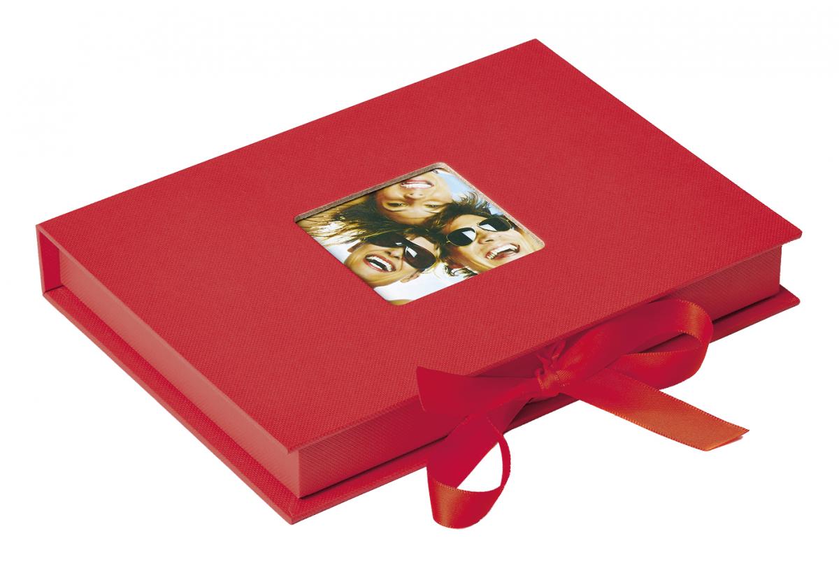 Walther Fun Fotobox - Rood (Geschikt voor 70 st Foto's van 10x15 / 13x18 cm)