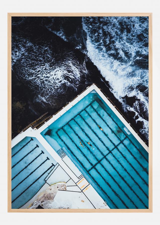 Bildverkstad Most famous ocean pool in Australia Poster