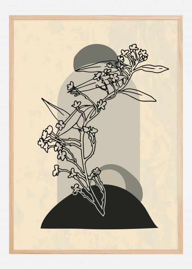 Bildverkstad Abstract Flower 5 Poster