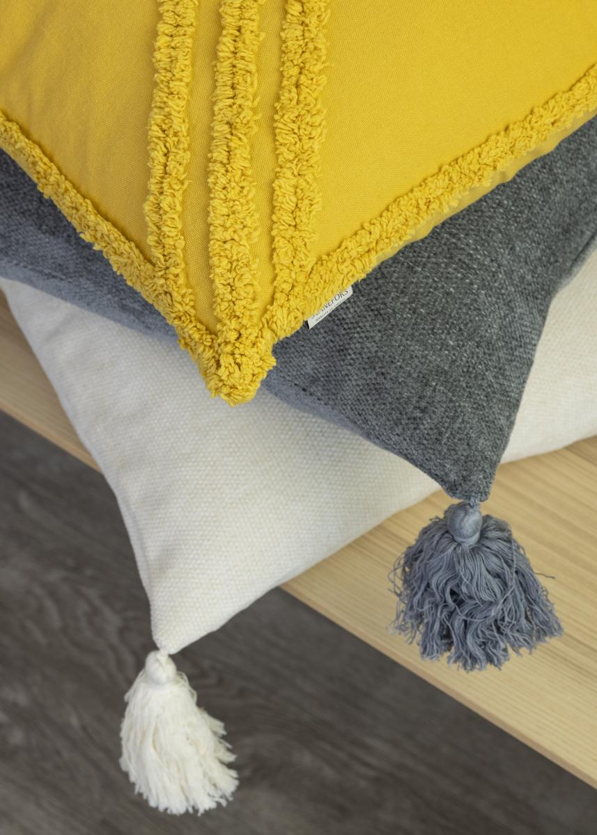 Miljögården Kussensloop Tassle - Beige 45x45 cm