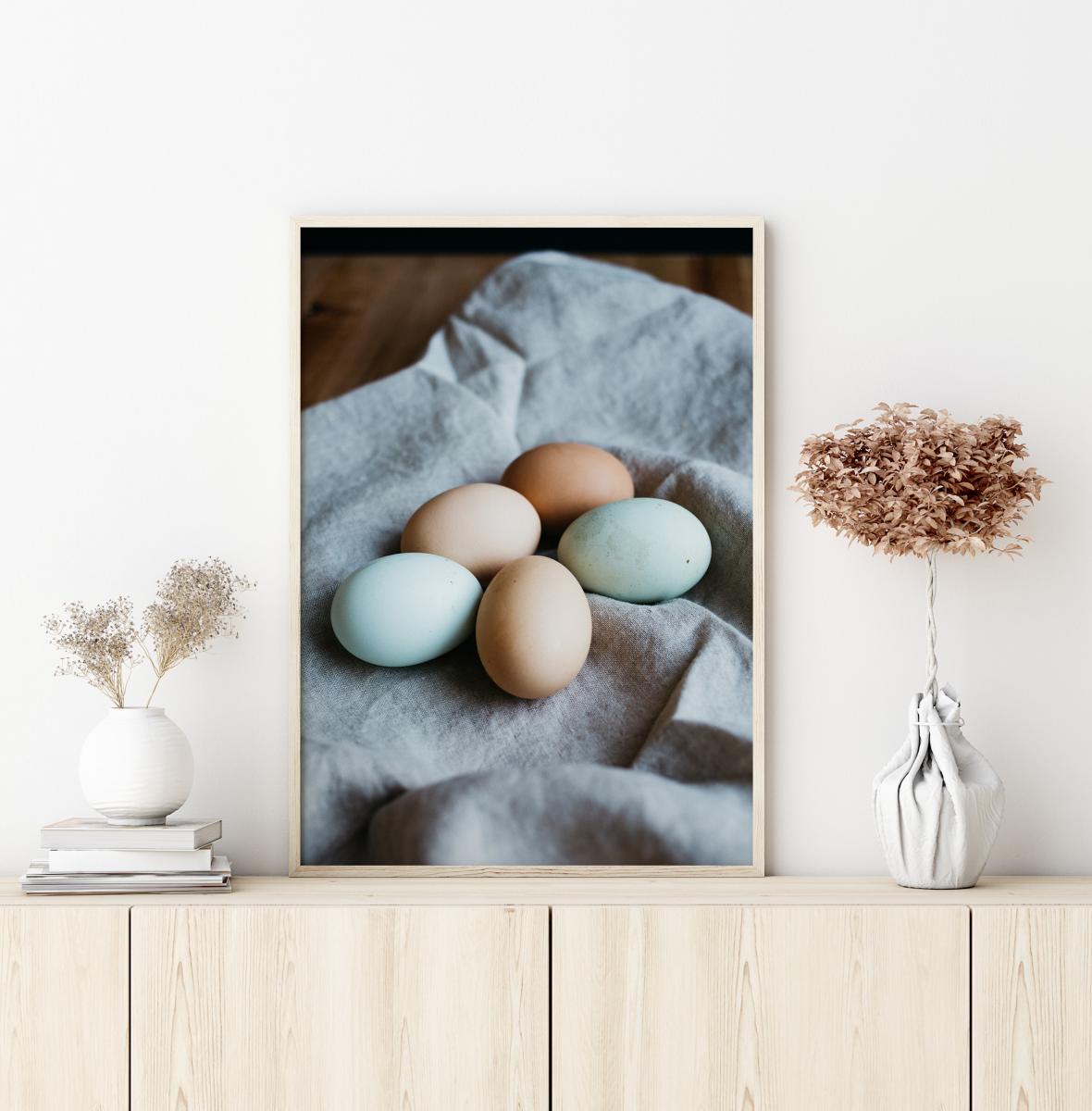 Bildverkstad Eggs Poster
