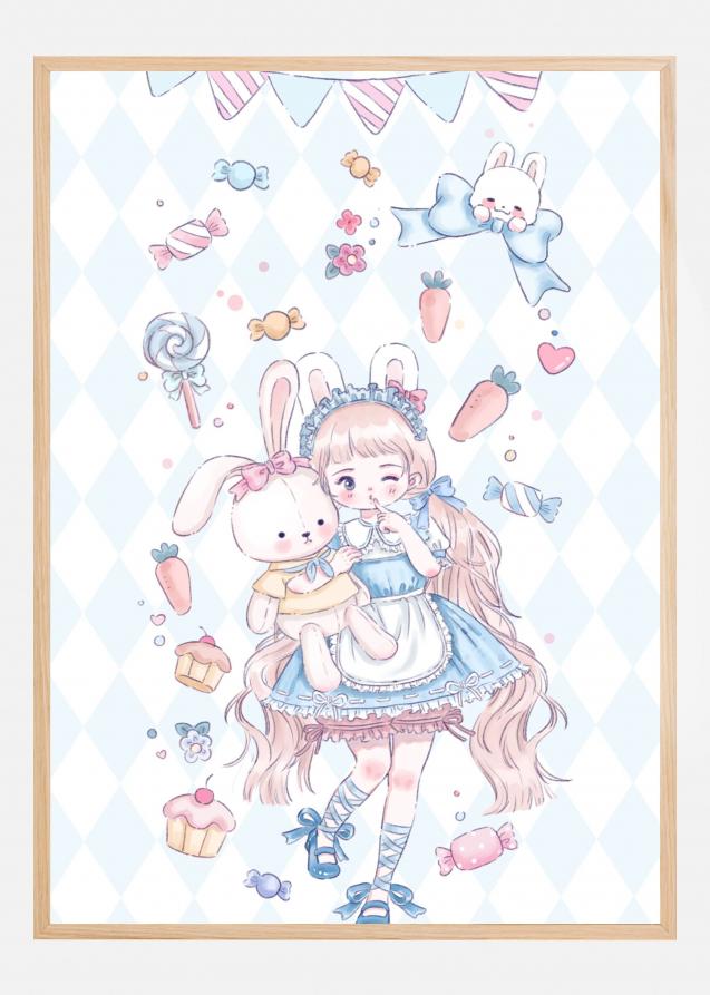 Bildverkstad Sweet Candy Girl Poster