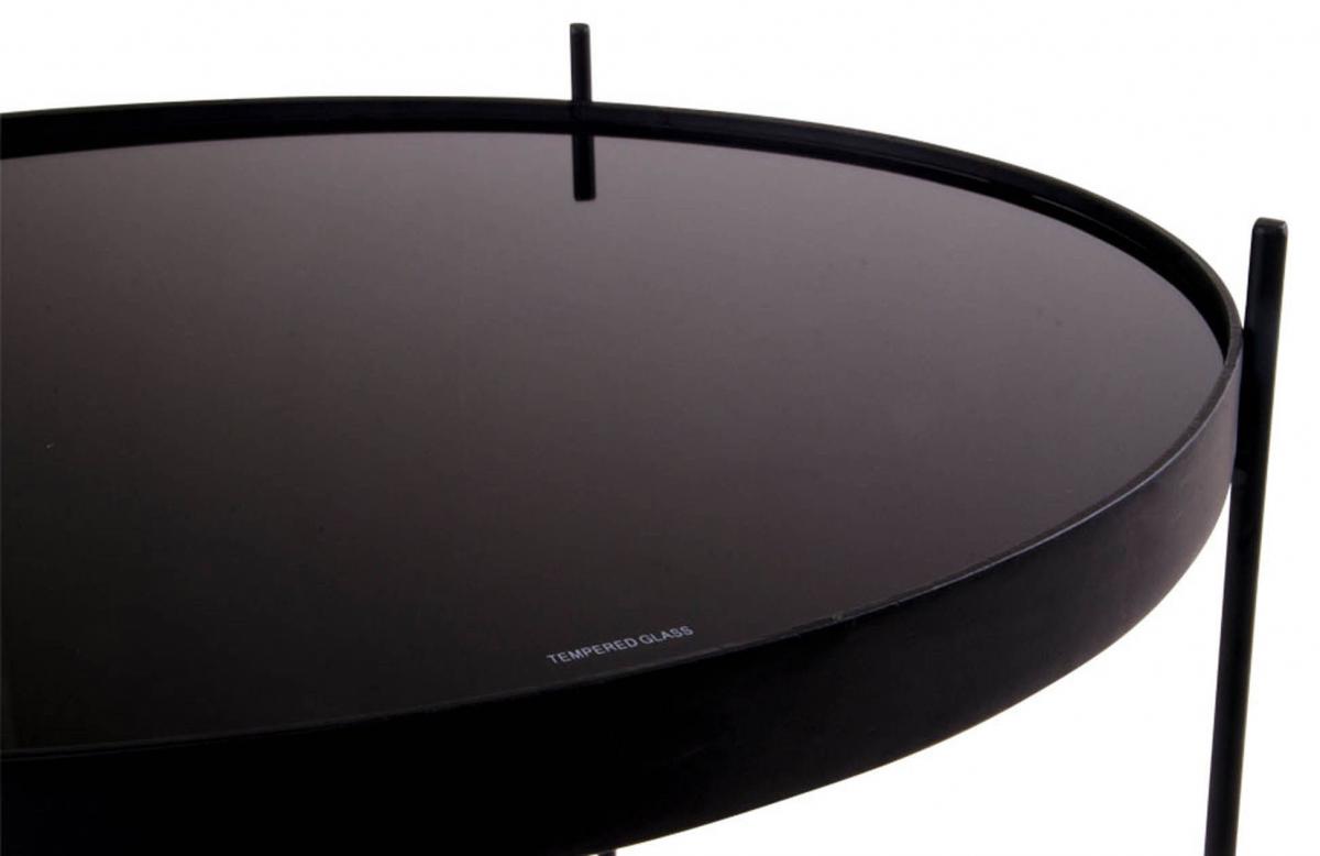 House Nordic Salontafel Venezia 48x48 cm - Zwart