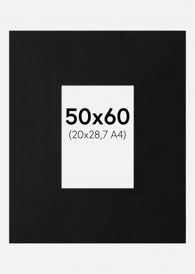 Galleri 1 Passe-partout XXL Zwart Witte Kern) 50x60 cm (20x28,7)