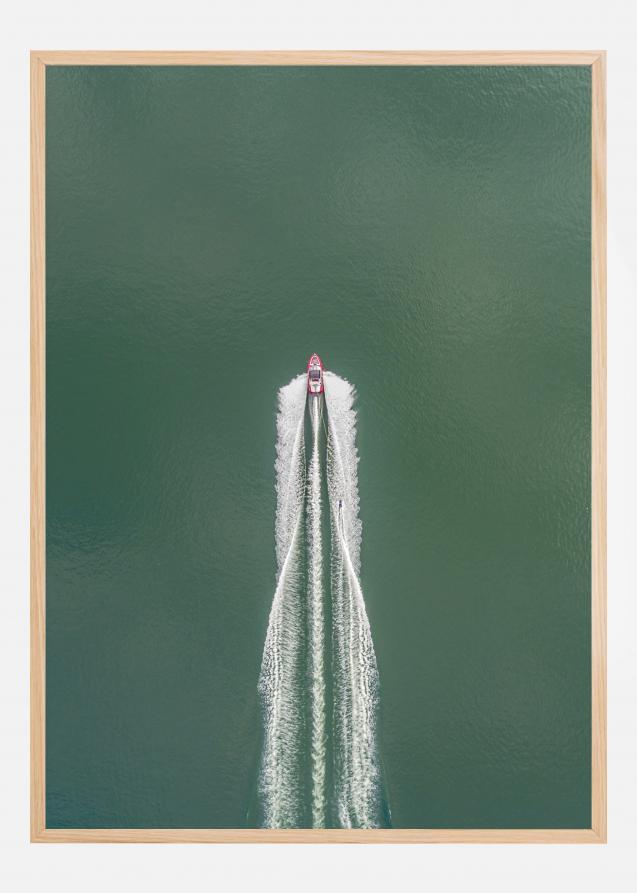Bildverkstad Boat Action Poster