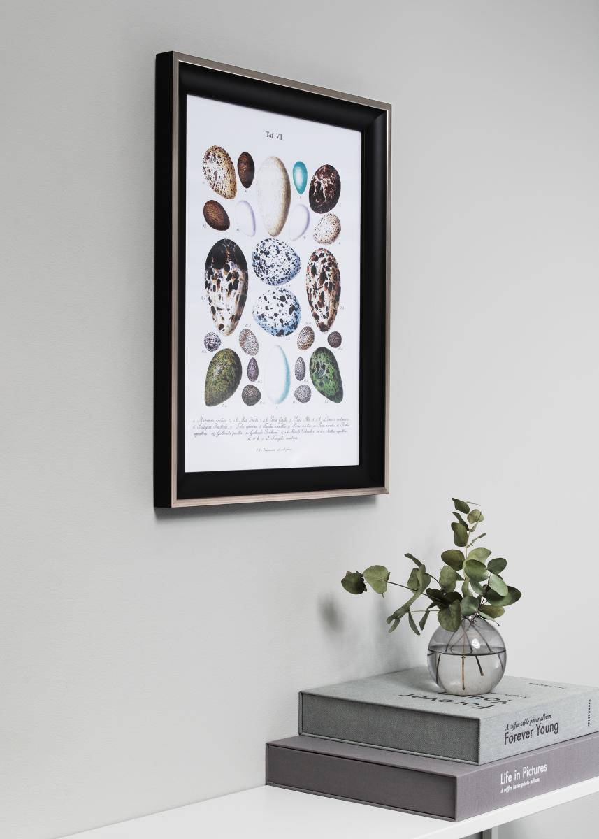 Galleri 1 Fotolijst jaren Zwart-Zilver 60x80 cm