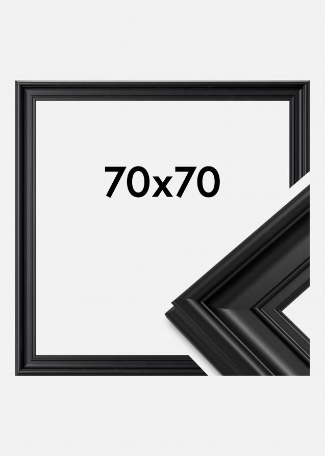 Ramverkstad Fotolijst Mora Premium Zwart 70x70 cm