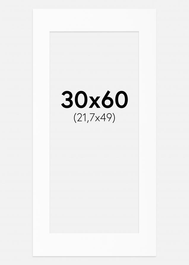 Artlink Passe-partout Wit Standard (Witte kern) 30x60 cm (21,7x49)
