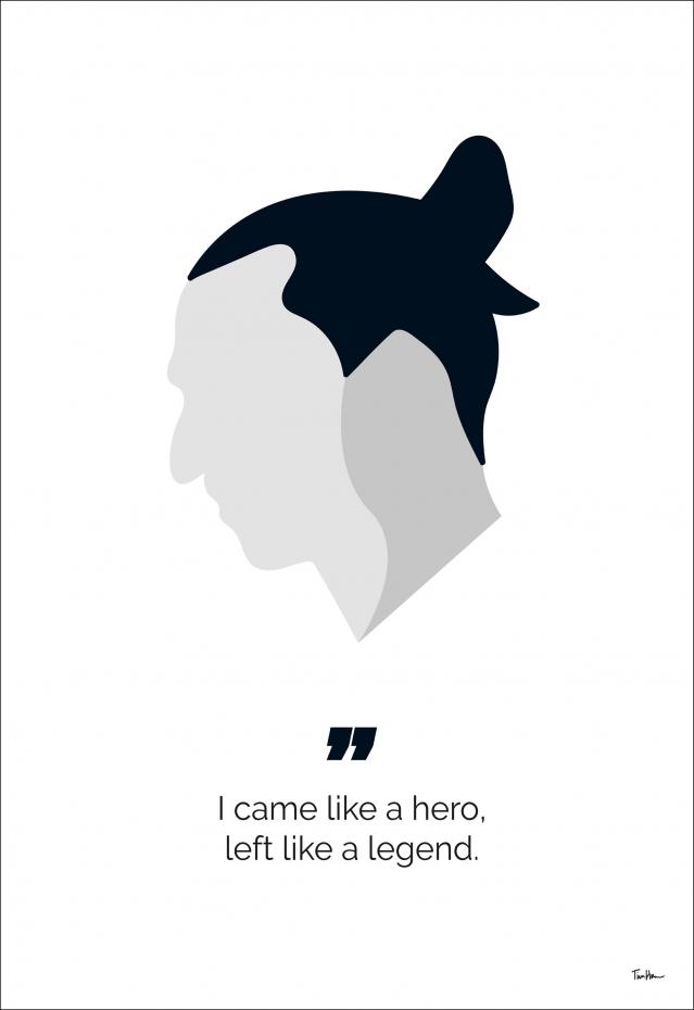 Tim Hansson Zlatan the legend Poster