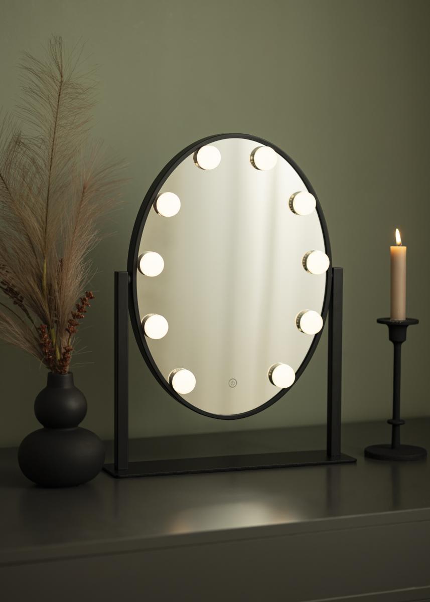 KAILA KAILA Make-up spiegel IV Zwart - 34x47 cm