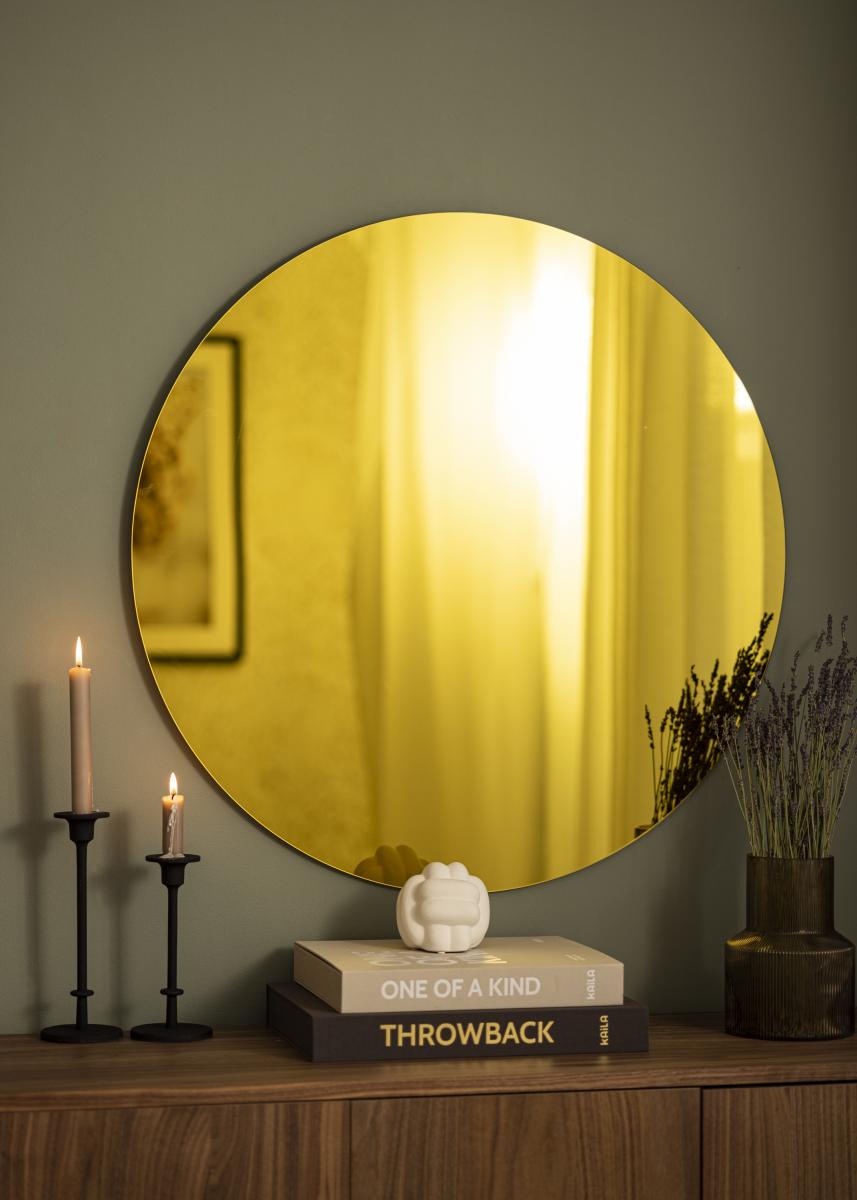 KAILA Spiegel Rich Yellow 80 cm Ø