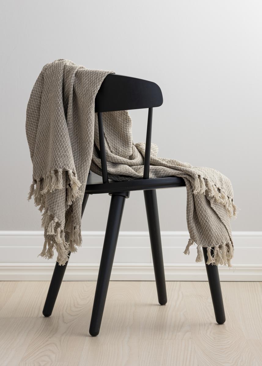 Svanefors Anton Plaid Grijs/wit 125x150 cm