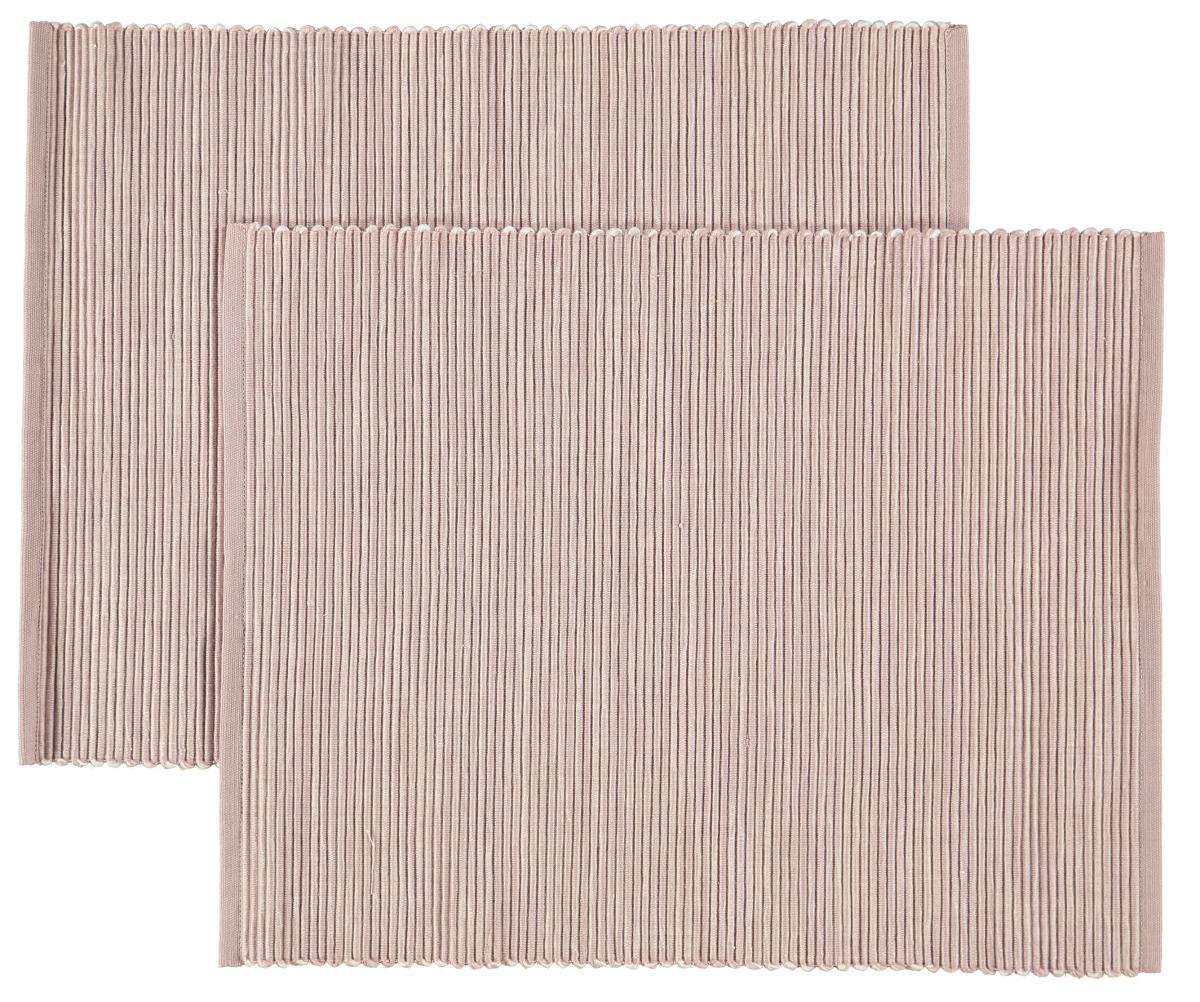 Gripsholm Placemat Malte - Roze 35x45 cm 2-pack