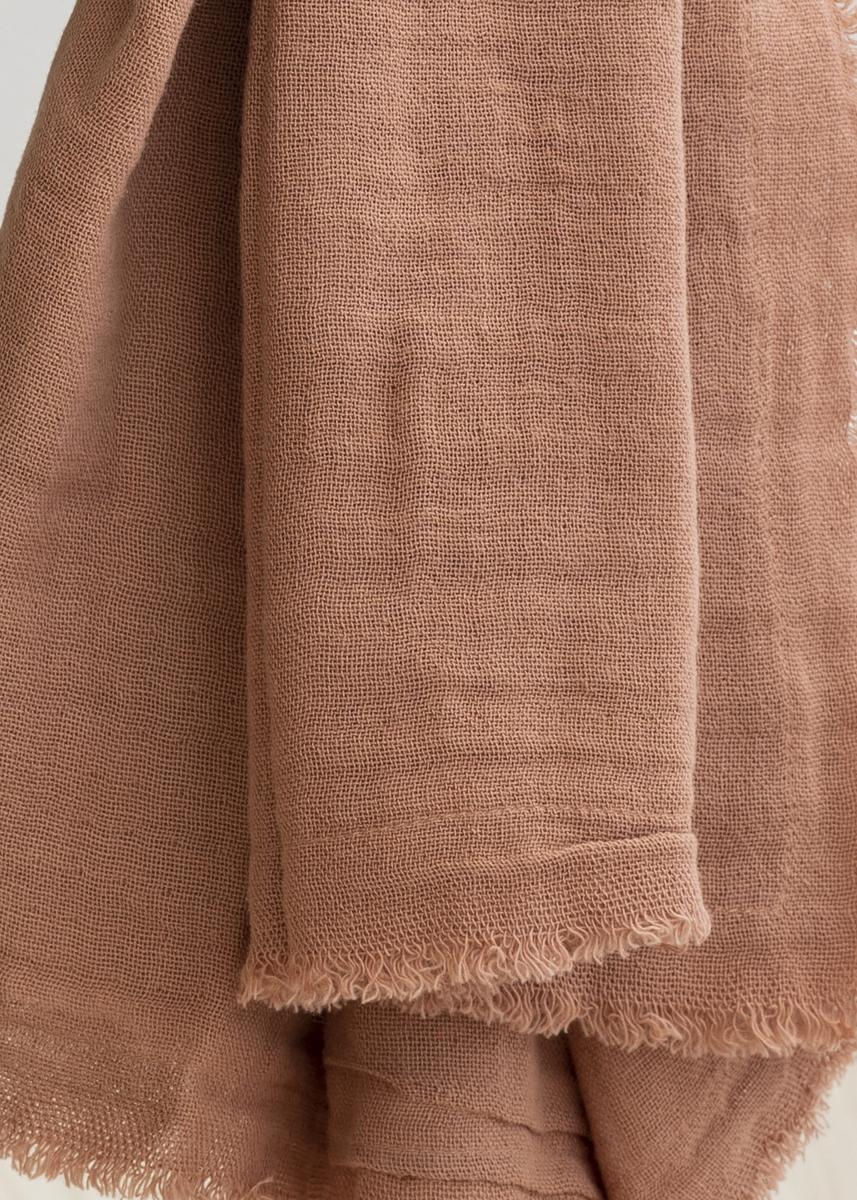 IB Laursen Plaid Dubbel geweven - Oud roze 130x170 cm