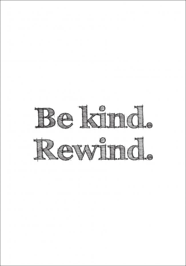 Bildverkstad Be kind Rewind Poster