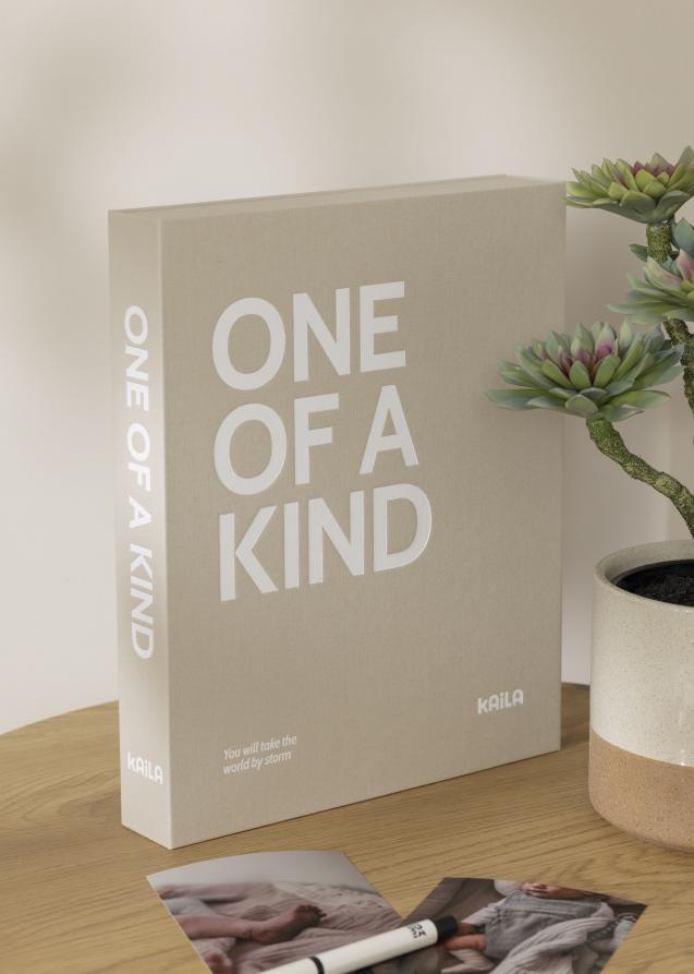 KAILA KAILA ONE OF A KIND Grey - Coffee Table Photo Album (60 Zwarte zijden)