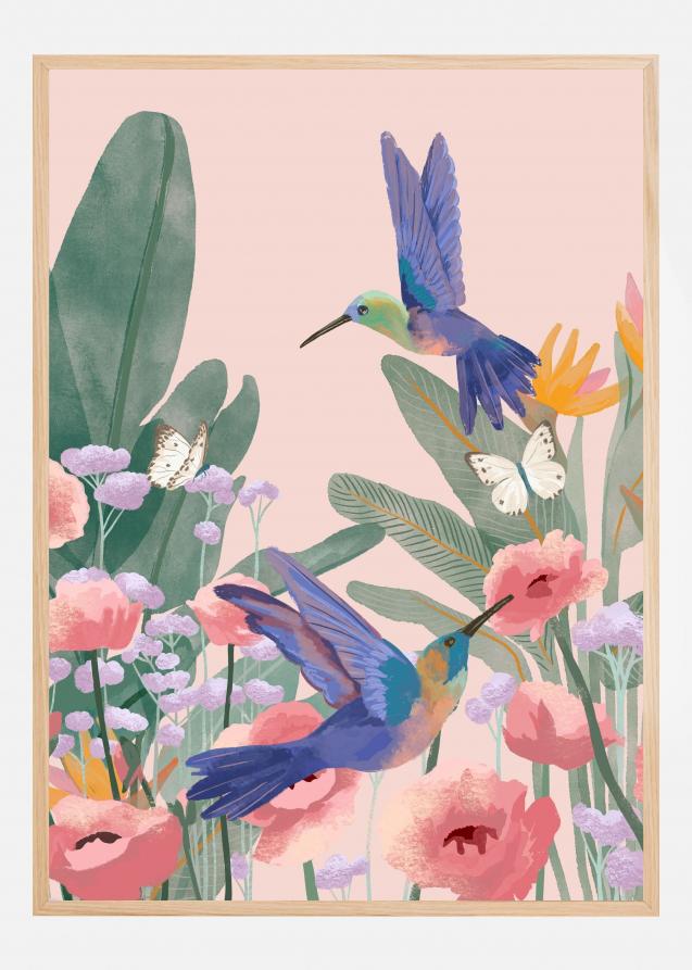 Bildverkstad Hummingbirds Poster