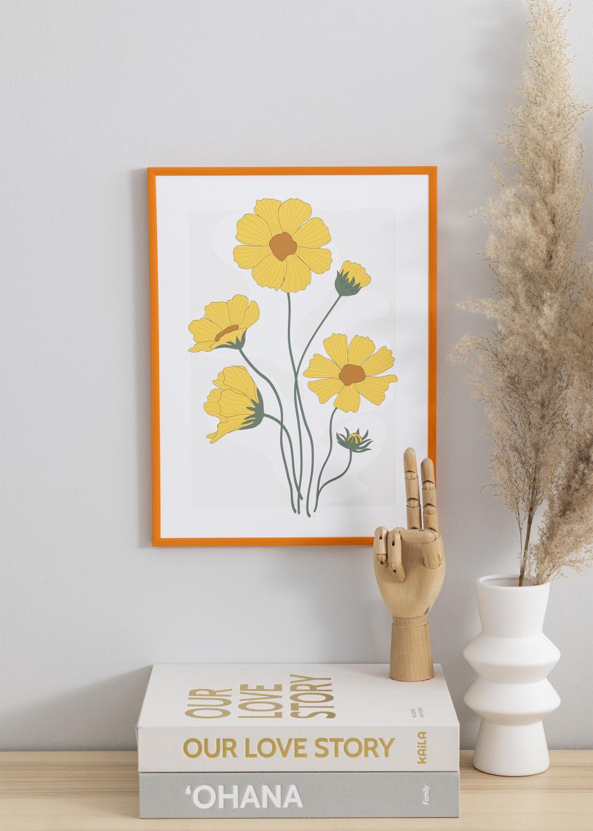 Walther Fotolijst New Lifestyle Acrylglas Licht Oranje 50x70 cm